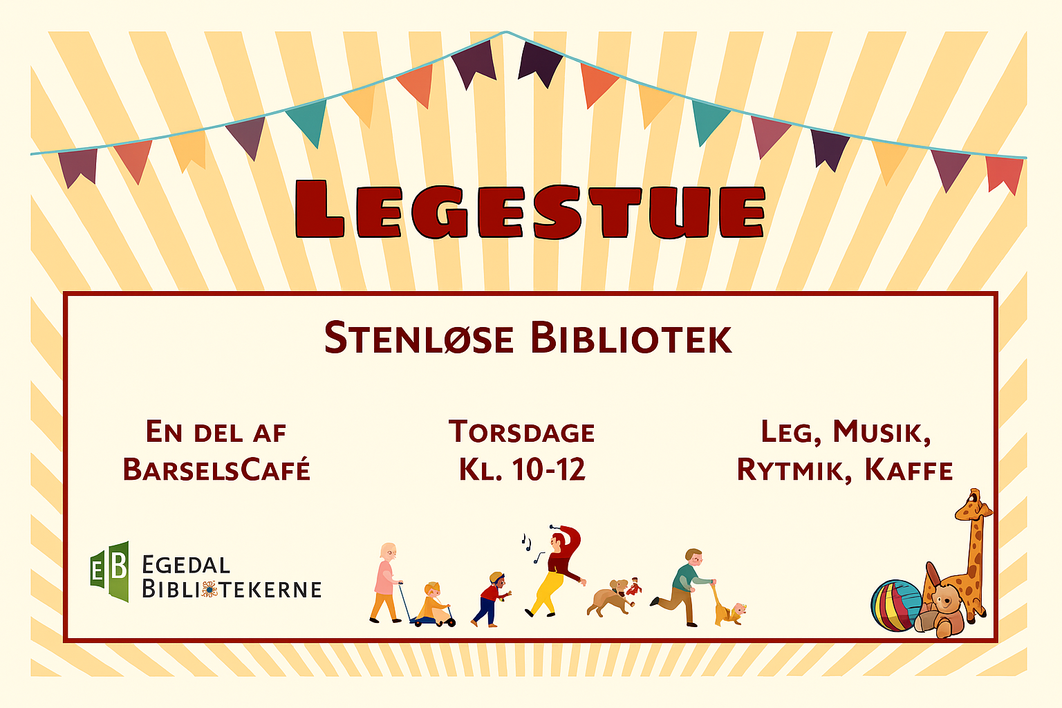 Legestue i Stenløse Bibliotek
